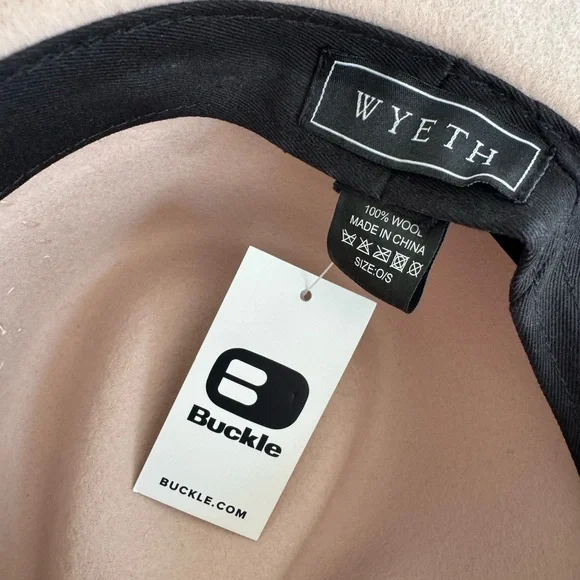 Wide Brim Pink Felt Hat with Floral Patch Accents - Picture 3 of 6